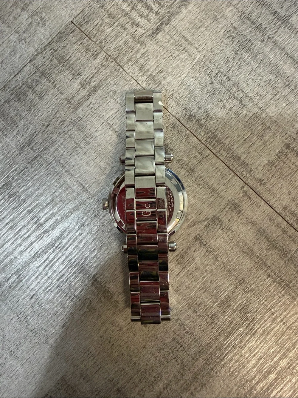 GC Guess Collection GC32000 Women’s Swiss Watch Pink MOP Dial Stainless Steel